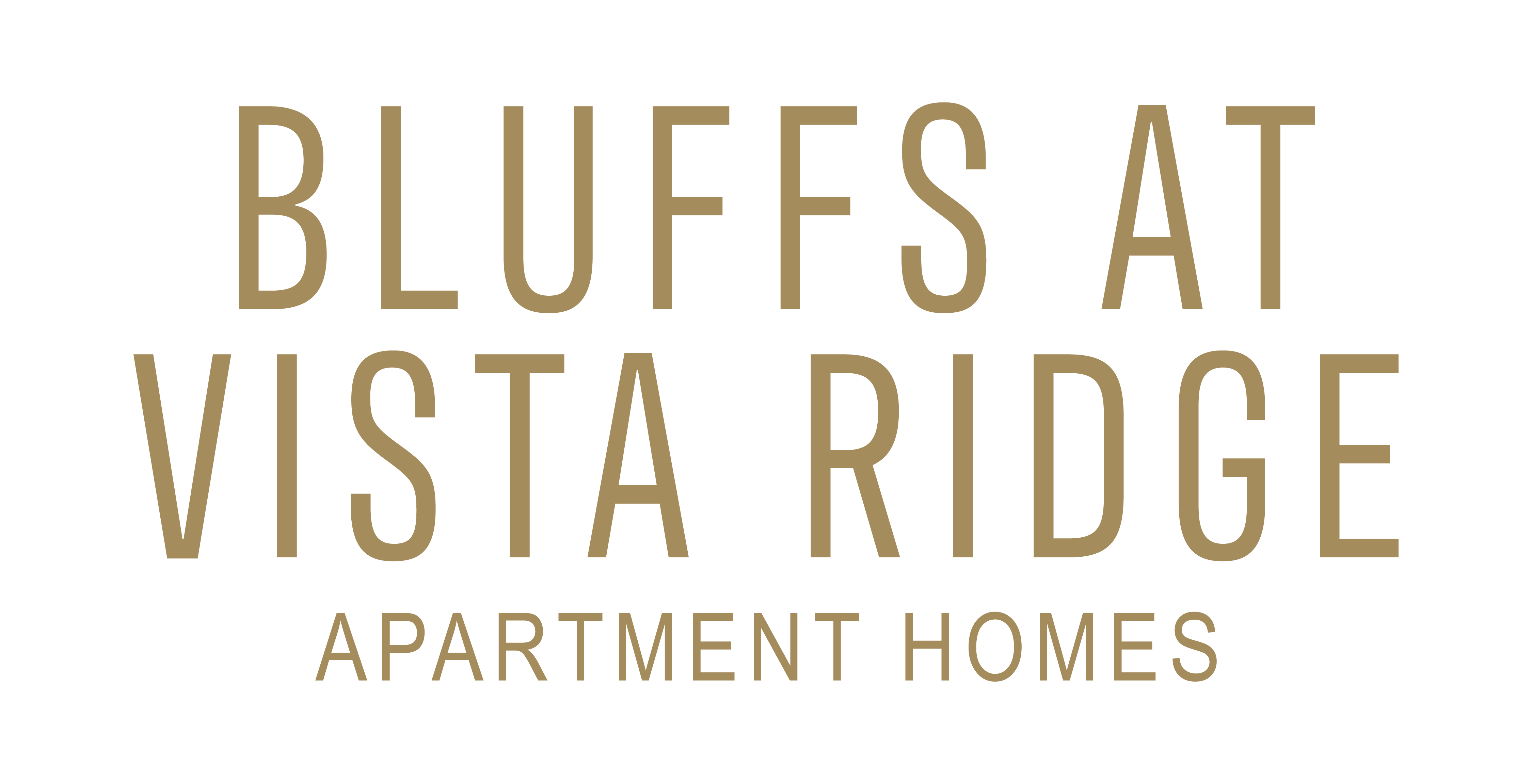 a graphic with the words blues at vista ridge apartment homes